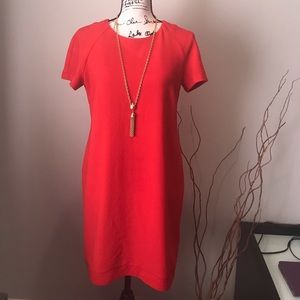 Topshop Red Shift Dress size 8